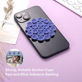 2pcs Suction Phone Case Mount, Silicone Adhesive Phone Holder Hands-Free Support Suction Phone Adhesive Mount Phone In Australia - Darrahopens