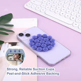 2pcs Suction Phone Case Mount, Silicone Adhesive Phone Holder Hands-Free Support Suction Phone Adhesive Mount Phone In Australia - Darrahopens