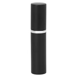 Refillable Perfume & Cologne Fine Mist Atomizers with Metallic Exterior & Glass Interior - Portable Travel 5ml (Black) In Australia - Darrahopens