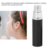 Refillable Perfume & Cologne Fine Mist Atomizers with Metallic Exterior & Glass Interior - Portable Travel 5ml (Black) In Australia - Darrahopens