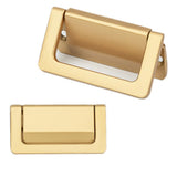 2 Pack Center-to-Center Drawer Handle Pulls Hidden Furniture Handle Aluminum Alloy Modern Lifting Cabinet Hardware