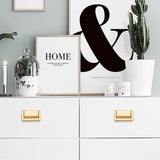 2 Pack Center-to-Center Drawer Handle Pulls Hidden Furniture Handle Aluminum Alloy Modern Lifting Cabinet Hardware