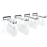 11.8 Inch Wine Glass Rack,Wine Glass Rack Under Cabinet Stainless Steel Stemware Rack - Hanging Stemware Holder (4 Pack) In Australia - Darrahopens