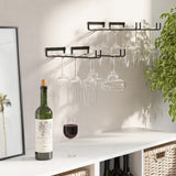 11.8 Inch Wine Glass Rack,Wine Glass Rack Under Cabinet Stainless Steel Stemware Rack - Hanging Stemware Holder (4 Pack) In Australia - Darrahopens