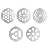 5 Piece Stainless Steel Meat Grinder Plates Discs for Food Chopper and Meat Grinder Machinery Parts In Australia - Darrahopens