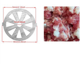 5 Piece Stainless Steel Meat Grinder Plates Discs for Food Chopper and Meat Grinder Machinery Parts In Australia - Darrahopens