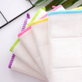 Cleaning Rag 5 Pcs Mixed color Dish Towels Kitchen Dishcloth Cleaning Rags Absorb Water Cleaning Cloth Absorbent Dish Towels