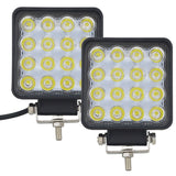 4 inch Flood Square LED Work Light Bar for ATV 4x4 Trailer Fishing Boat Tractor Truck (Pack of 2) In Australia - Darrahopens