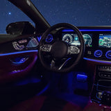 3 Meter/9.84ft Interior USB Neon EL Wire String Strip Blue Cold Light Glow String Strip Set for Car Decoration