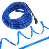 3 Meter/9.84ft Interior USB Neon EL Wire String Strip Blue Cold Light Glow String Strip Set for Car Decoration