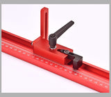 45 Type Miter Track Stop T-Track Woodworking Limiter Hand Tools Aluminum Alloy Miter T-Slot Stop Device for Sliding Chute