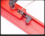 45 Type Miter Track Stop T-Track Woodworking Limiter Hand Tools Aluminum Alloy Miter T-Slot Stop Device for Sliding Chute