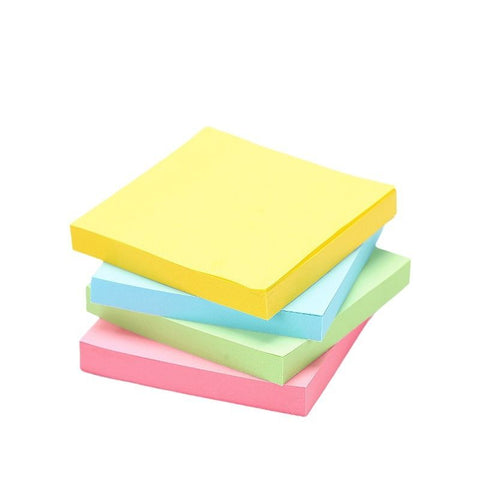 4 Pads Colours Removable Sticky Notes, Self-Stick Notes for Post, Office, School Supplies, 100 Sheets Per Pad In Australia - Darrahopens