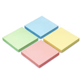4 Pads Colours Removable Sticky Notes, Self-Stick Notes for Post, Office, School Supplies, 100 Sheets Per Pad In Australia - Darrahopens