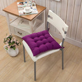 Set of 4 Indoor/Outdoor Chair Cushion, Cotton Chair Pads Square, Cushions for Wicker Chair Seat, for Rocking, Dining (40X40cm)