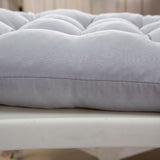 Set of 4 Indoor/Outdoor Chair Cushion, Cotton Chair Pads Square, Cushions for Wicker Chair Seat, for Rocking, Dining (40X40cm)