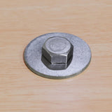 (100Pcs)Stainless Steel 304 Metal Flat washers for Screws and Bolts, Suitable for Factory Maintenance, Kitchen, Store