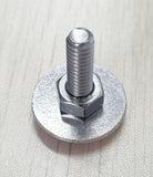 (100Pcs)Stainless Steel 304 Metal Flat washers for Screws and Bolts, Suitable for Factory Maintenance, Kitchen, Store