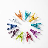 10 Pcs Random Colors Chip Clips, PVC Coating High Elasticity Strength Clothes Pins, Food Clips and Bag Clipsr In Australia - Darrahopens