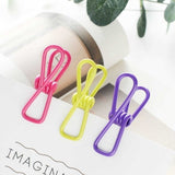10 Pcs Random Colors Chip Clips, PVC Coating High Elasticity Strength Clothes Pins, Food Clips and Bag Clipsr