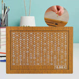 Retro Style Wooden Money Box with Counter Piggy Bank Handmade for Children Saving Money Goal Piggy Bank, 10000 Euros