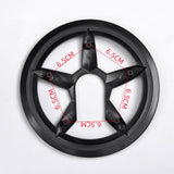 Bicycle Chainring Guard Bike Chain Guard Easy to Install Hole Dia Bicycle Sprocket Protective Cover for Road Bicycles