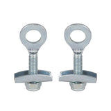 2PCS Bicycle Chain Adjuster Adjustable Chain Buckle Bicycle Wheel Fixing Button Zipper Chain Tensioner Chain Adjuster Suitable