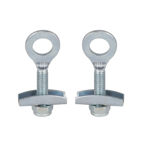 2PCS Bicycle Chain Adjuster Adjustable Chain Buckle Bicycle Wheel Fixing Button Zipper Chain Tensioner Chain Adjuster Suitable