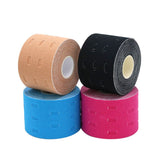 Waterproof Kinesiology Tape-4 Rolls | Elastic Athletic Tape for Joints Support & Muscle Pain Relief,Latex Free Cotton Sport Tape