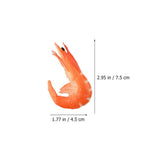 4pcs Desktop Decor Table Top Decor Fake Food Model Realistic Food Model Toys Birthday Decoration for Girl Shrimp Toy Simulated In Australia - Darrahopens