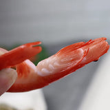 4pcs Desktop Decor Table Top Decor Fake Food Model Realistic Food Model Toys Birthday Decoration for Girl Shrimp Toy Simulated