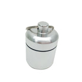 4 Pieces keychain pill holder Waterproof Aluminum Pill Case Box Aluminum Pill Container Metal Pocket Pill Case Box with Keychain