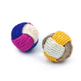 2pcs Cat Braided Sword Balls/Toy Pet Scratching Balls/Animal Interactive Toy Balls/Interactive Cat Rolling Balls(Random Color)