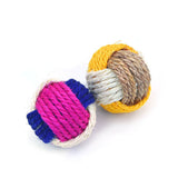 2pcs Cat Braided Sword Balls/Toy Pet Scratching Balls/Animal Interactive Toy Balls/Interactive Cat Rolling Balls(Random Color)