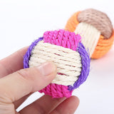 2pcs Cat Braided Sword Balls/Toy Pet Scratching Balls/Animal Interactive Toy Balls/Interactive Cat Rolling Balls(Random Color)