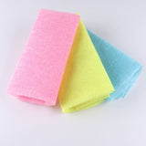 Exfoliating Washcloth Towel 4pcs Japanese Washcloth Nylon Beauty Skin Bath Wash Towel Sponge Korean Loofah Bath