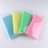 Exfoliating Washcloth Towel 4pcs Japanese Washcloth Nylon Beauty Skin Bath Wash Towel Sponge Korean Loofah Bath