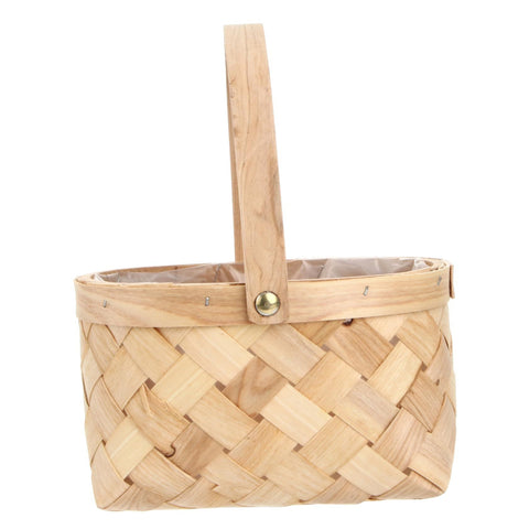 Mini Woven Baskets with Handles Miniature Flower Basket Rustic Hanging Wedding Decor Mini Hamper Baskets Playset Mini Scene Prop In Australia - Darrahopens