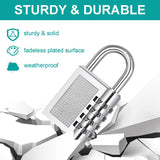 Locker Lock - 4 Digit Combination Lock for School Gym Locker, Sports Locker, Fence, Toolbox, Case, Outdoor, Fence In Australia - Darrahopens