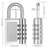 Locker Lock - 4 Digit Combination Lock for School Gym Locker, Sports Locker, Fence, Toolbox, Case, Outdoor, Fence In Australia - Darrahopens