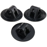4PCS Black Engine Mount Boat Motor Stand Holder Rubber Fixing Bracket Buckle Inflatable Seat Outboard Hook Propeller Motor