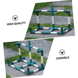 5pcs Pillar Plastic Connection Straight Cross Garden Pillar Connector Accessory Pvc Fitting Elbow Three Quarter Elbow Fitting Hose In Australia - Darrahopens
