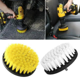 2 pcs Soft Drill Brush Attachment Set - Car Interior Detailing Kit, All Purpose Power Drill Brush with Extend Attachment In Australia - Darrahopens
