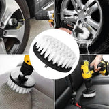 2 pcs Soft Drill Brush Attachment Set - Car Interior Detailing Kit, All Purpose Power Drill Brush with Extend Attachment In Australia - Darrahopens