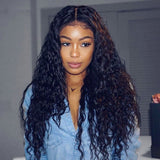 Ponytail Extension, 65cm Bohemian Style Drawstring Ponytail Hair Extensions for Women, Long Curly Wavy Ponytail Natural