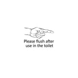 Warning Slogan Wall Sticker Decorate Stickers Toilet Seats Potty Seat for Toilet Bathroom Wall Decals Adhesive Wall Decal In Australia - Darrahopens