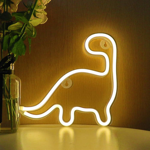 Dinosaur Neon Sign Led Light Wall Decoration Room Decor Cute Night Light Gift Children Kids Girl Gift Birthday Party Light In Australia - Darrahopens