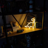 Dinosaur Neon Sign Led Light Wall Decoration Room Decor Cute Night Light Gift Children Kids Girl Gift Birthday Party Light