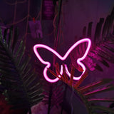 2 Pcs Butterfly Neon Signs Butterfly LED Light 3AA Battery Powered, USB Operated Wall Neon Light Decor Butterfly Neon Wall Art In Australia - Darrahopens