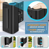 Home Security Door Lock, Reinforcement Lock Withstand 800 lbs for Inward Swinging Door,Defender Security Door Lock In Australia - Darrahopens